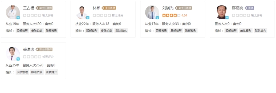 沈陽北方整形醫(yī)生團隊