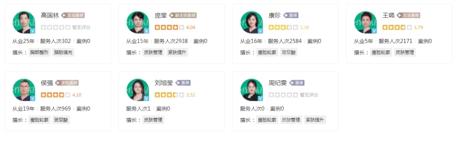 沈陽(yáng)鐵西美萊醫(yī)療美容醫(yī)生