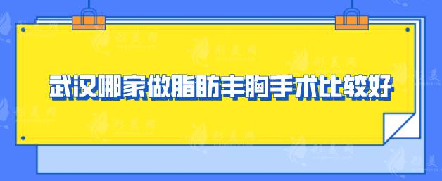 武漢哪家做脂肪豐胸手術(shù)比較好？五家口碑機(jī)構(gòu)等你來選